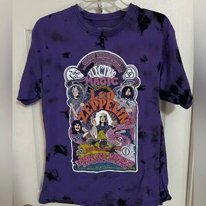 Led Zeppelin Purple Graphic T-Shirt size s